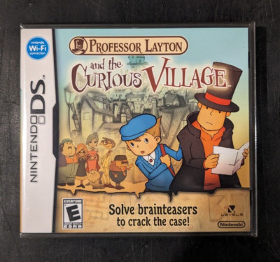 Professor Layton and the Curious Village (Nintendo DS, 2008) Brand New Sealed
