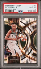 2024 PANINI SELECT WNBA #167 EZI MAGBEGOR SILVER FLASH PSA 10 GEM MINT