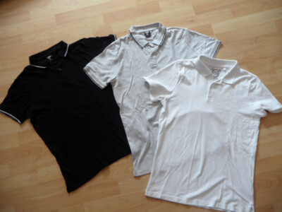 3 Poloshirts Gr. S Fishbone + C&A