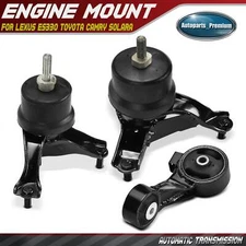 3x Engine Motor & Torque Strut & Auto. Trans. Mount for Lexus ES330 Toyota Camry