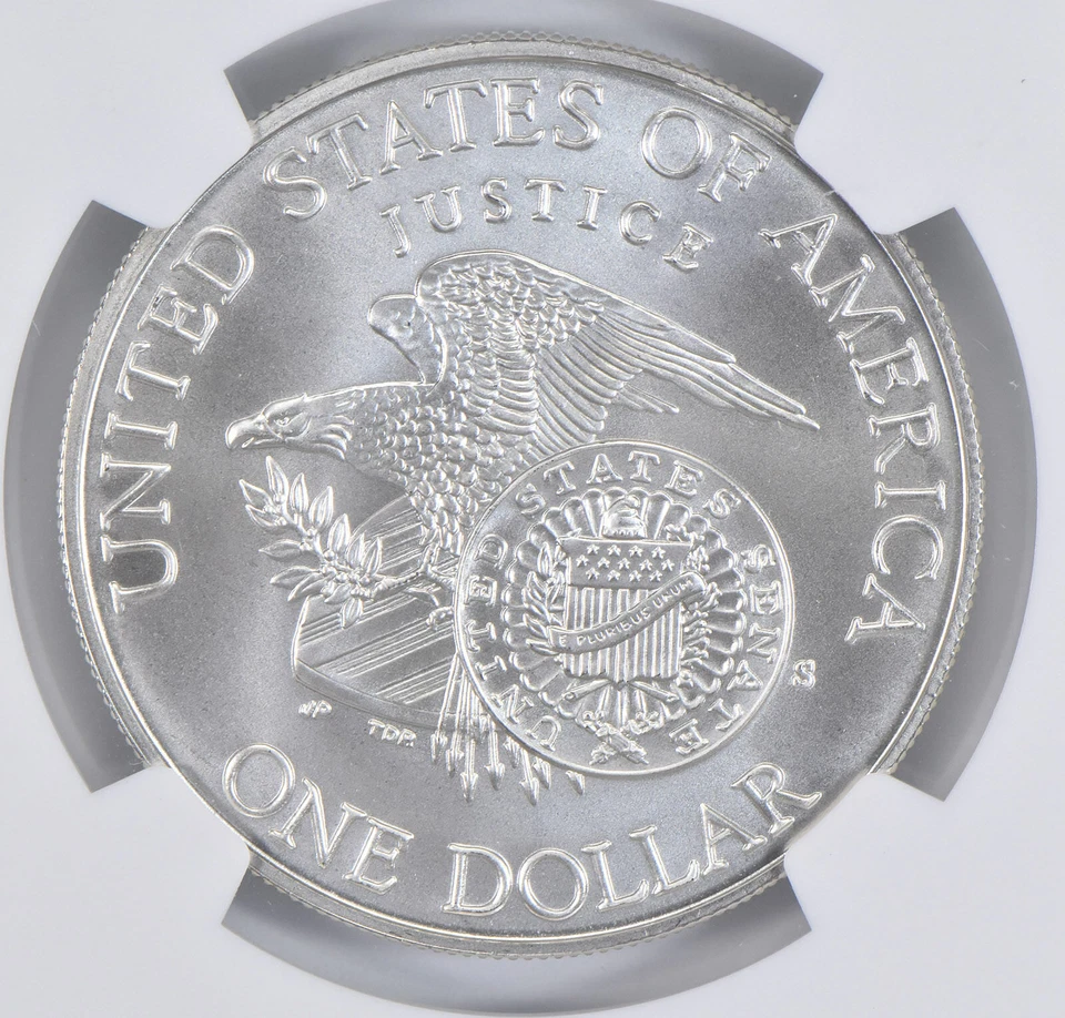 1998 S Robert Kennedy Commemorative Silver Dollar NGC MS70 - Image 4 of 4