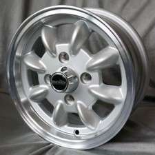 4x Minilite 14 inch rims 5x112 with parts certificate retro classic wheels set...