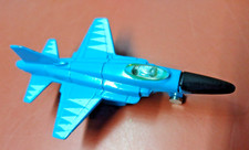 SOMA Blue Pull Back Toy Plane 1988 Approx. 3 Inches Long Used, Working Condition