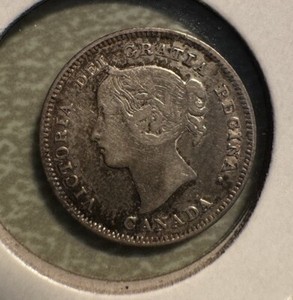 1901 Canada 5 Cent Victoria Canadian