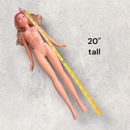 Vintage 1971 Mattel Cynthia Talking Doll 19" Blonde My Best Friend Doll Not Work - Picture 8 of 8