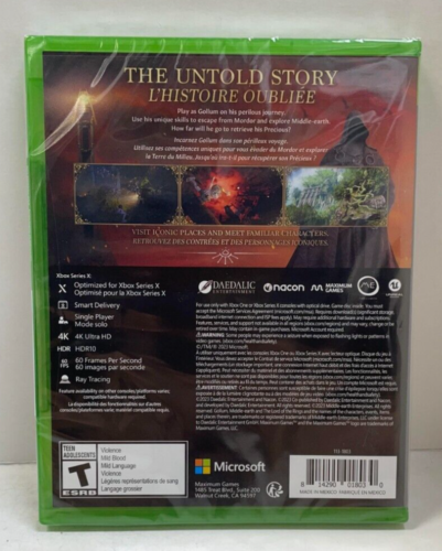 The Lord of the Rings: Gollum (Xbox One/Xbox Series X) Brand New - Picture 2 of 2