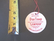 1950's Dan Troop Hartland Western Gunfighter custom Hang Tag