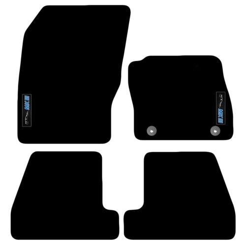 for Ford Focus MKIII 2011 - 2014 Tailored Carpet Car Mats with logo 2 Clips - Picture 1 of 4