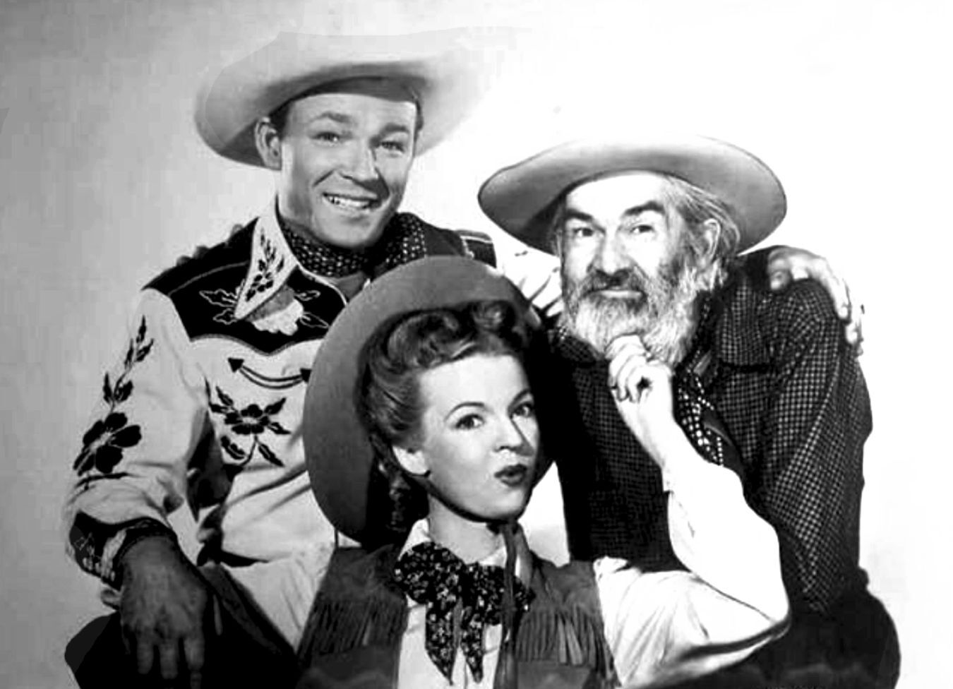 Roy Rogers With Dale Evans And Gabby Cover Photo 8x10 Picture Celebrity Print