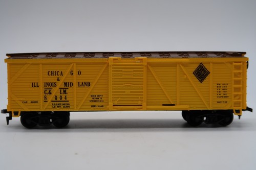 Vtg HO Scale Chicago Illinois Midland Boxcar Freight Car Life Like 8004 Orig Box - Picture 3 of 20