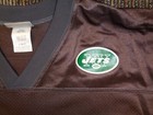 CURTIS MARTIN #28 NY NEW YORK JETS REEBOK METALLIC GRAY NFL GAME FOOTBALL JERSEY — photo 6