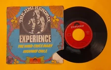 THE JIMI HENDRIX EXPERIENCE "THE WIND CRIES MARY SPANISH 7" RARE