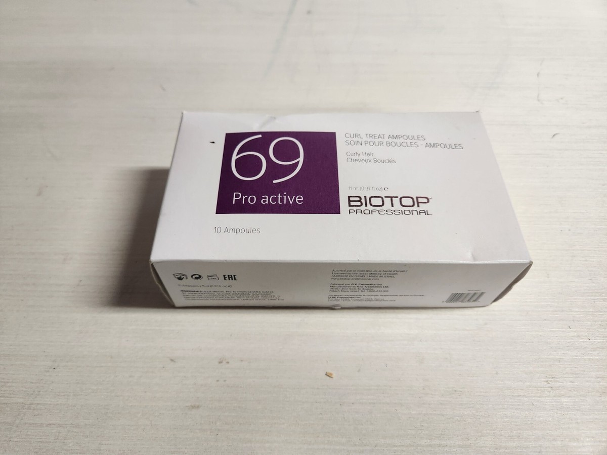 Biotop Professional 69 Pro Active Curly Curl Treatment Ampoules Biotop Professional 69 Pro Active Curly Curl Treatment Ampoules