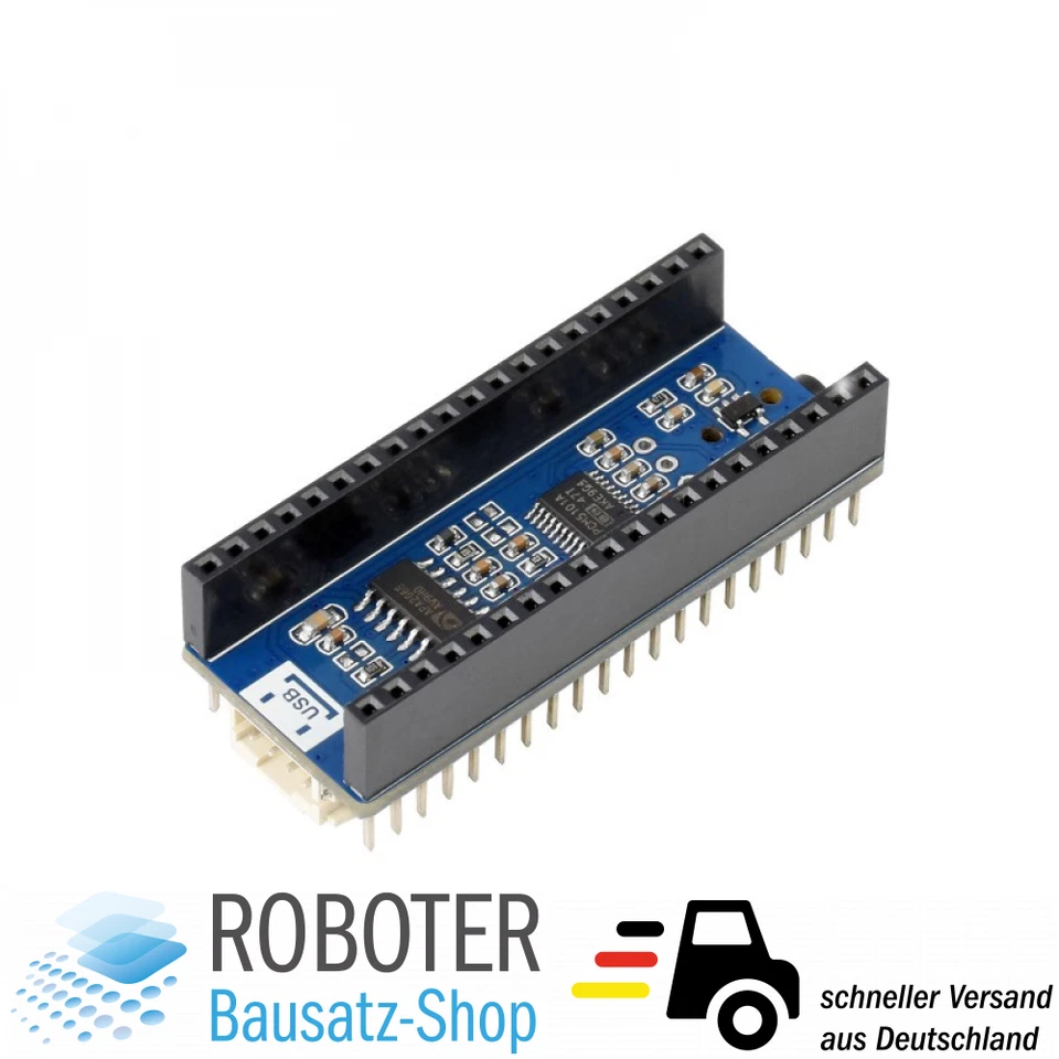 Waveshare Audio Modul für Raspberry Pi Pico inkl. 2 Lautsprecher - Bild 3 von 4