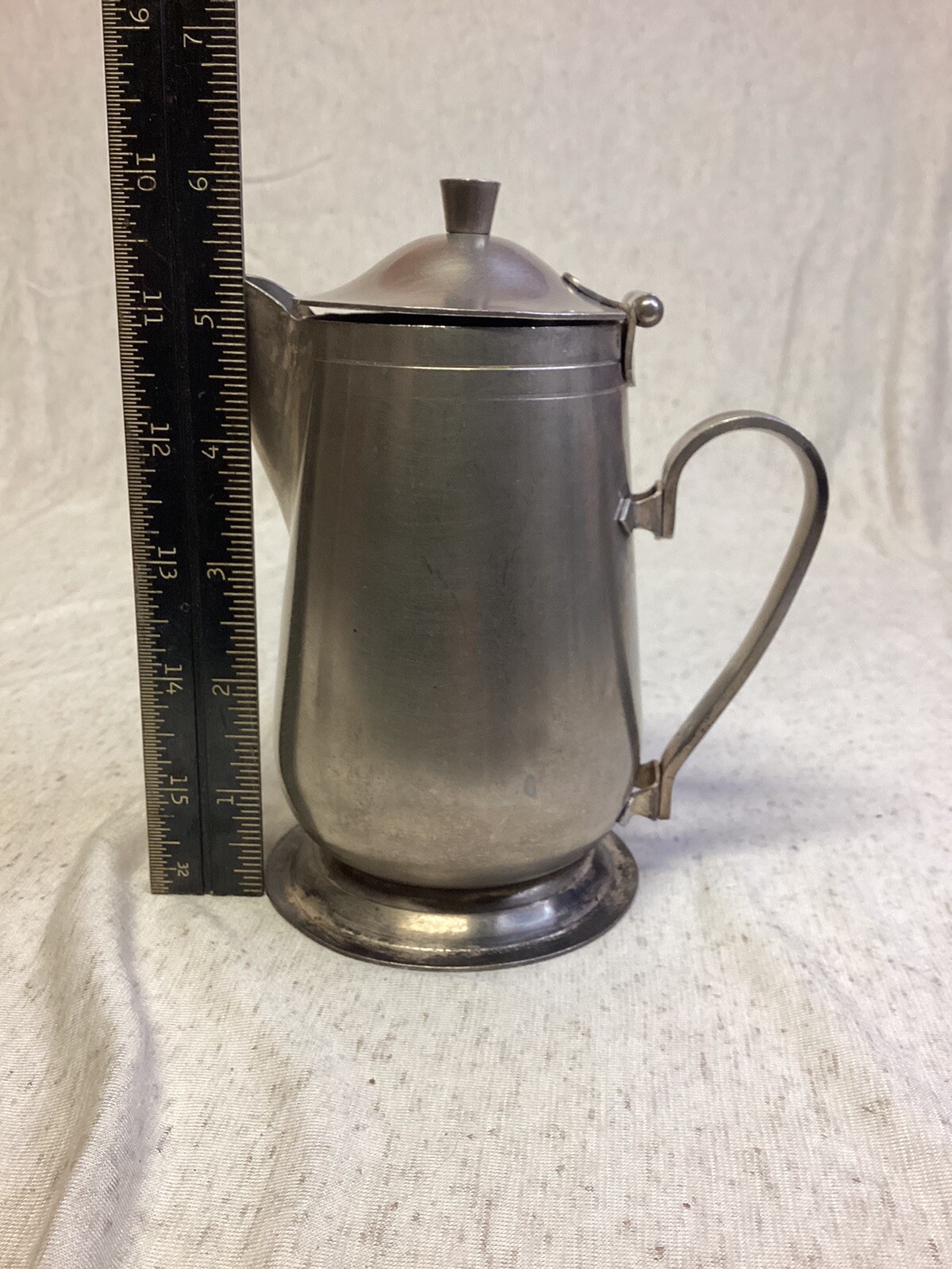 Small Vintage Metal Teapot / Pitcher 6" Trenton 8162 Japan EPSS M22364