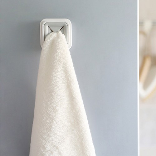 Bathroom Storage Wash Cloth Clip Kitchen Self-Adhesive Towel Plug Accessories 7 - Picture 10 of 13