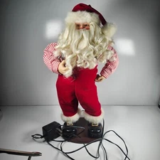 VTG 1998 Christmas Fantasy Jingle Bell Rock Dancing Santa Tested Working