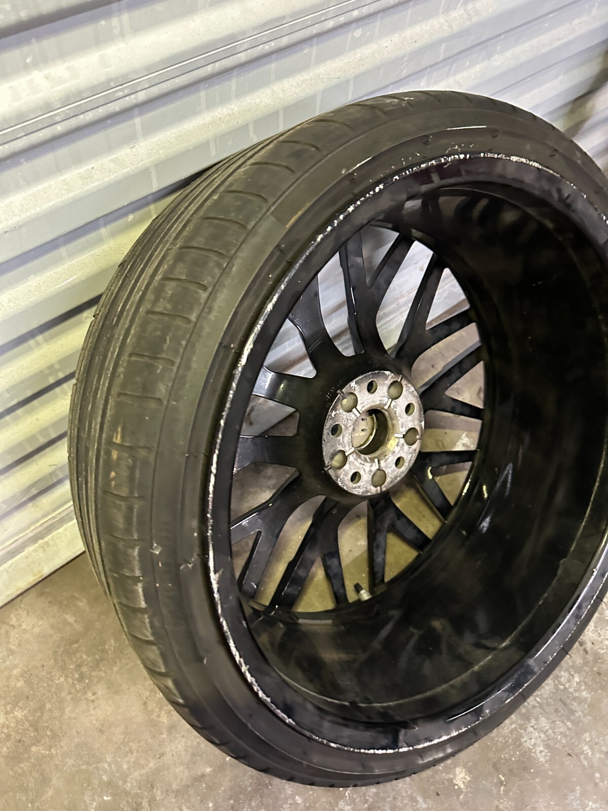 2017 2018 AUDI R8 20X8.5 5X112 FRONT WHEEL RIM TIRE GENUINE OEM PIRELLI P ZERO