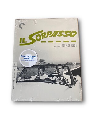 IL SORPASSO (Blu-ray+DVD, Criterion Collection) Dino Risi DUAL-FORMAT - Sealed