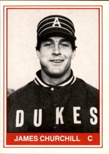 1982 Alexandria Dukes TCMA #16 James Churchill Littleton Colorado Baseball Card