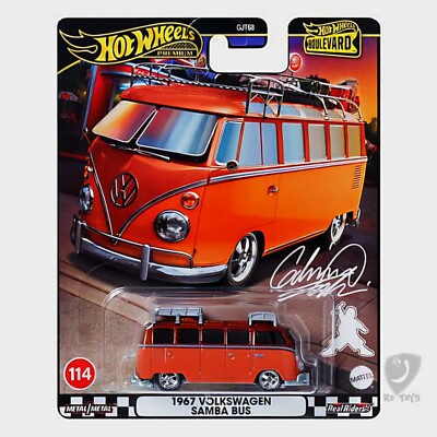 2024 HOT WHEELS PREMIUM 1967 VOLKSWAGEN SAMBA BUS BOULEVARD #114
