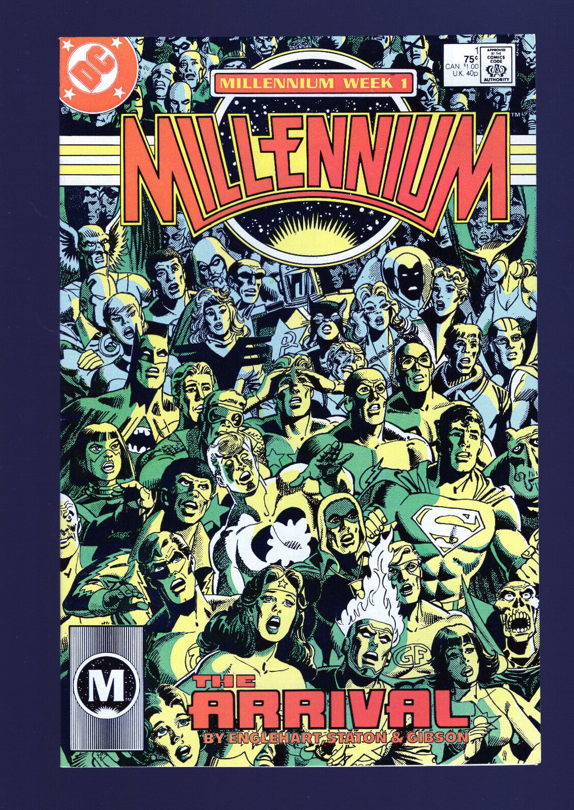 Millennium #1 - Joe Staton Cover Art. Steve Englehart Story. (9.2) 1988