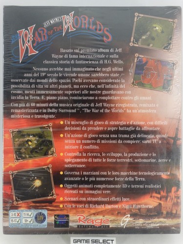 Jeff Wayne's THE WAR OF THE WORLDS PC Computer Big Box - Nuovo Sigillato - Picture 2 of 4
