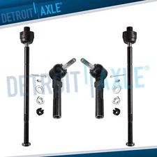 Inner & Outer Tie Rod Ends for 2002 - 2004 2005 2006 2007 Buick Rendezvous Aztek