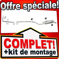 Échappement pour PEUGEOT 206 1.4 75CH Hayon 1998-2001 +Tuyau Silencieux