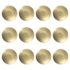 12 Kitchen Cabinet Door Knobs Pulls Round Zinc Alloy Handles Hardware New