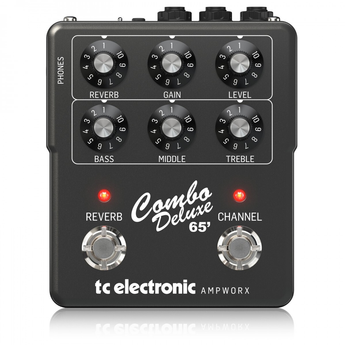 TC ELECTRONIC COMBO DELUXE '65 PREAMP PEDALE PREAMPLIFICATORE 2-CANALI CON RIVER