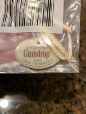 Longaberger Tie on for Tree Trimming Basket Gumdrop - New 20027