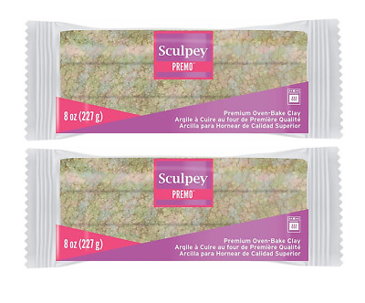 M00043x2 MOREZMORE Premo Sculpey OPAL 8 oz Sculpting Modeling Polymer Clay