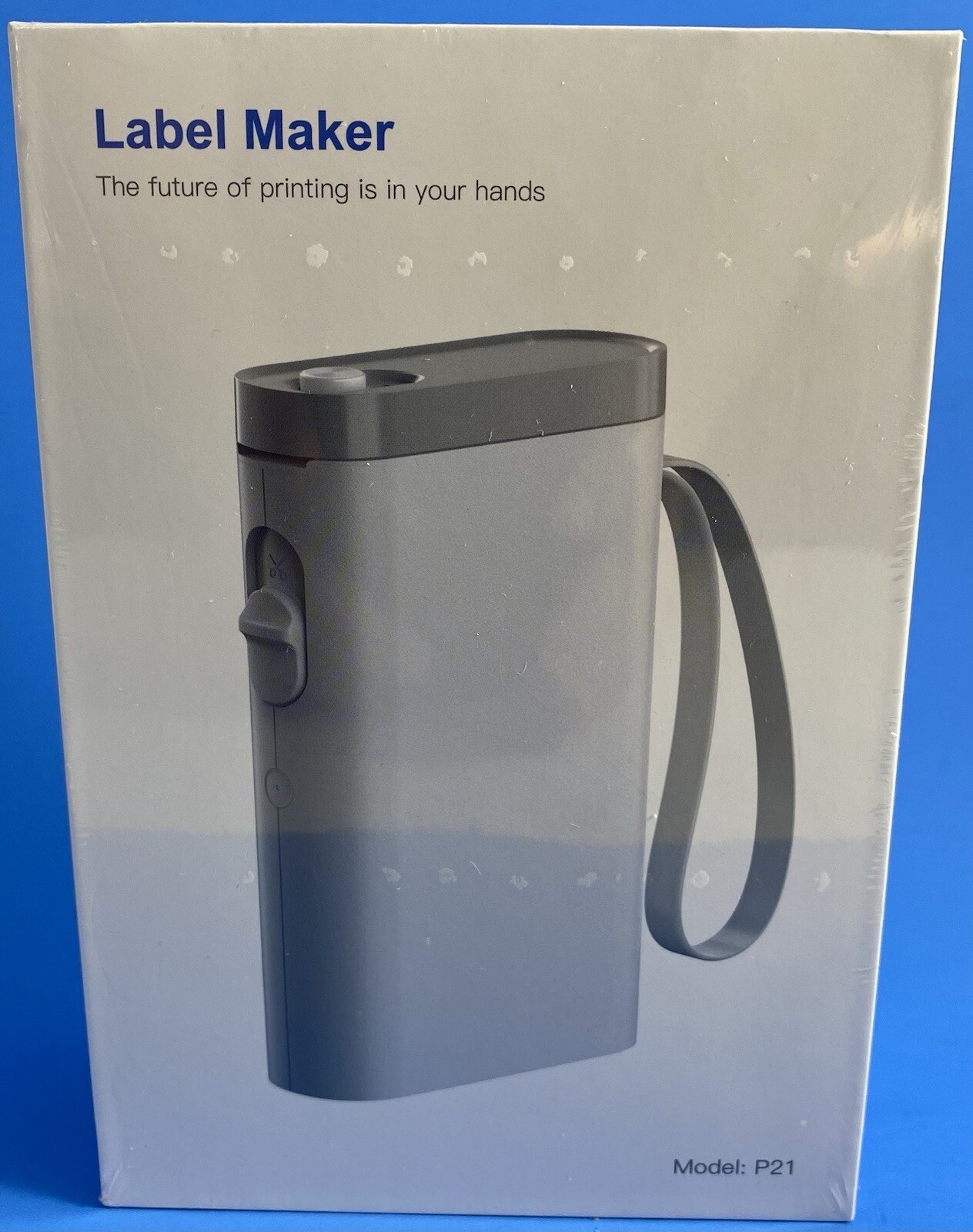 Label Maker Machine with Tape, P21 Portable Bluetooth Label Printer, Wireless Ha-image