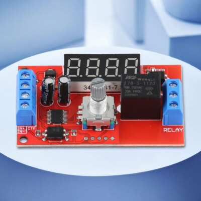 Timer Digitale Con Relè - Modulo Temporizzatore 24V DC Con Display LED - Foto 9