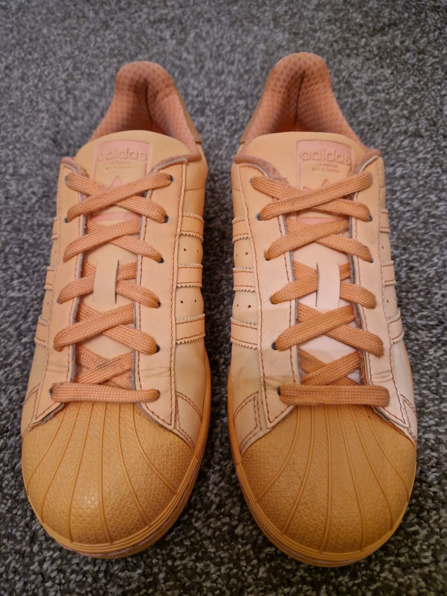 Adidas Superstar Adicolor Sunset Glow Orange Reflective UK5 EU38