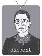 Ruth Bader Ginsburg - Dissent - Bubble Gum Scented Air Freshener (New & Sealed)