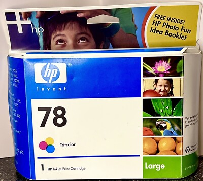Genuine HP 78 Tri-Color Ink C6654BN Ink Printer Hewlett Packard ...