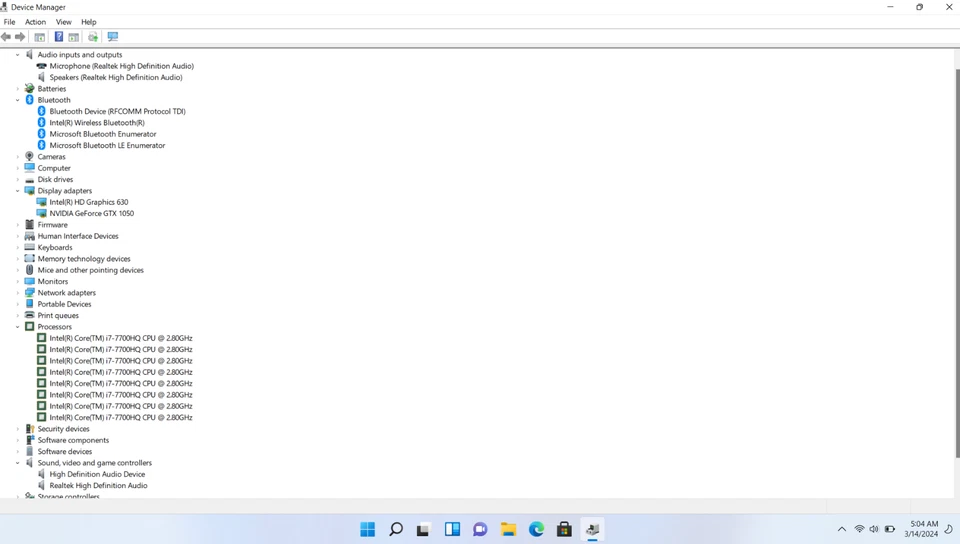 ASUS FX503V i7-7700HQ Gaming laptop motherboard NVIDIA GeForce GTX 1050 - Image 3 of 4