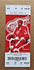 Red Wings vs Dallas Stars ticket stub Nov 27, 2006 - Nicklas Lidstrom pictured
