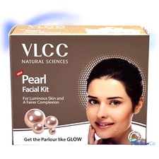 VLCC Natural Pearl Facial Kit 60G - For Blemish Free All Skin Type