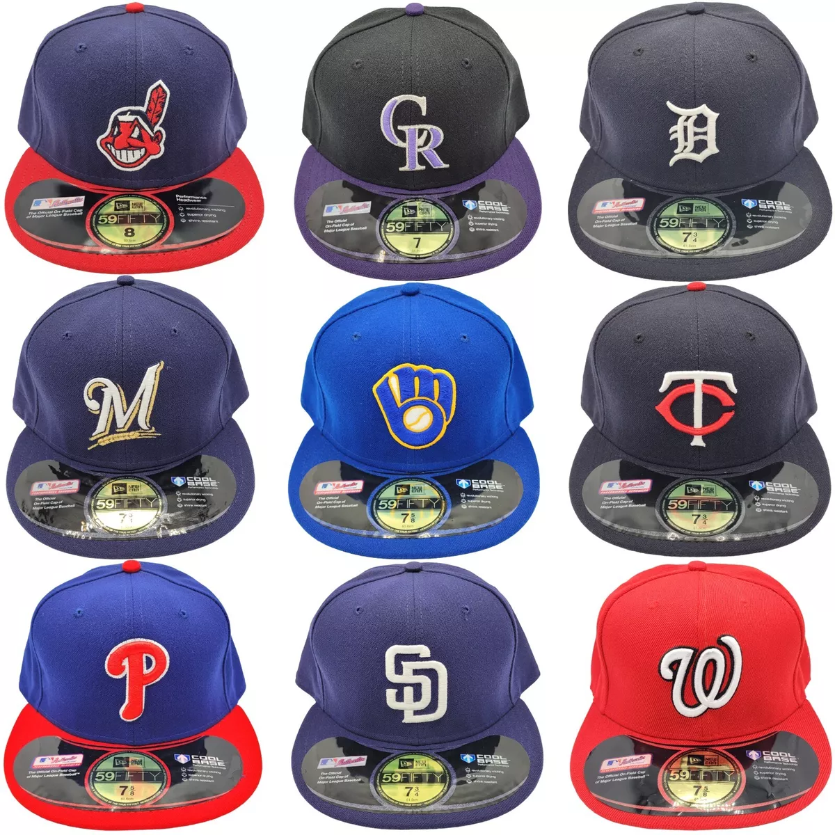 fitted hat mlb