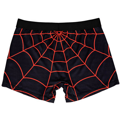 Spider-Man Miles Morales Character Armor Style Boxer Briefs Black