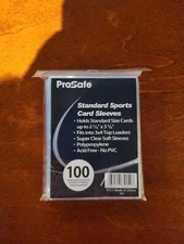 100 Pro Safe Loose Card Sleeves Soft Penny Standard Sports