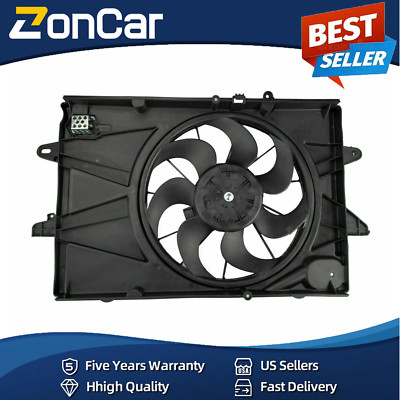 Radiator Cooling Fan Assembly For 2010-2017 Chevrolet Equinox GMC Terrain 2.4L