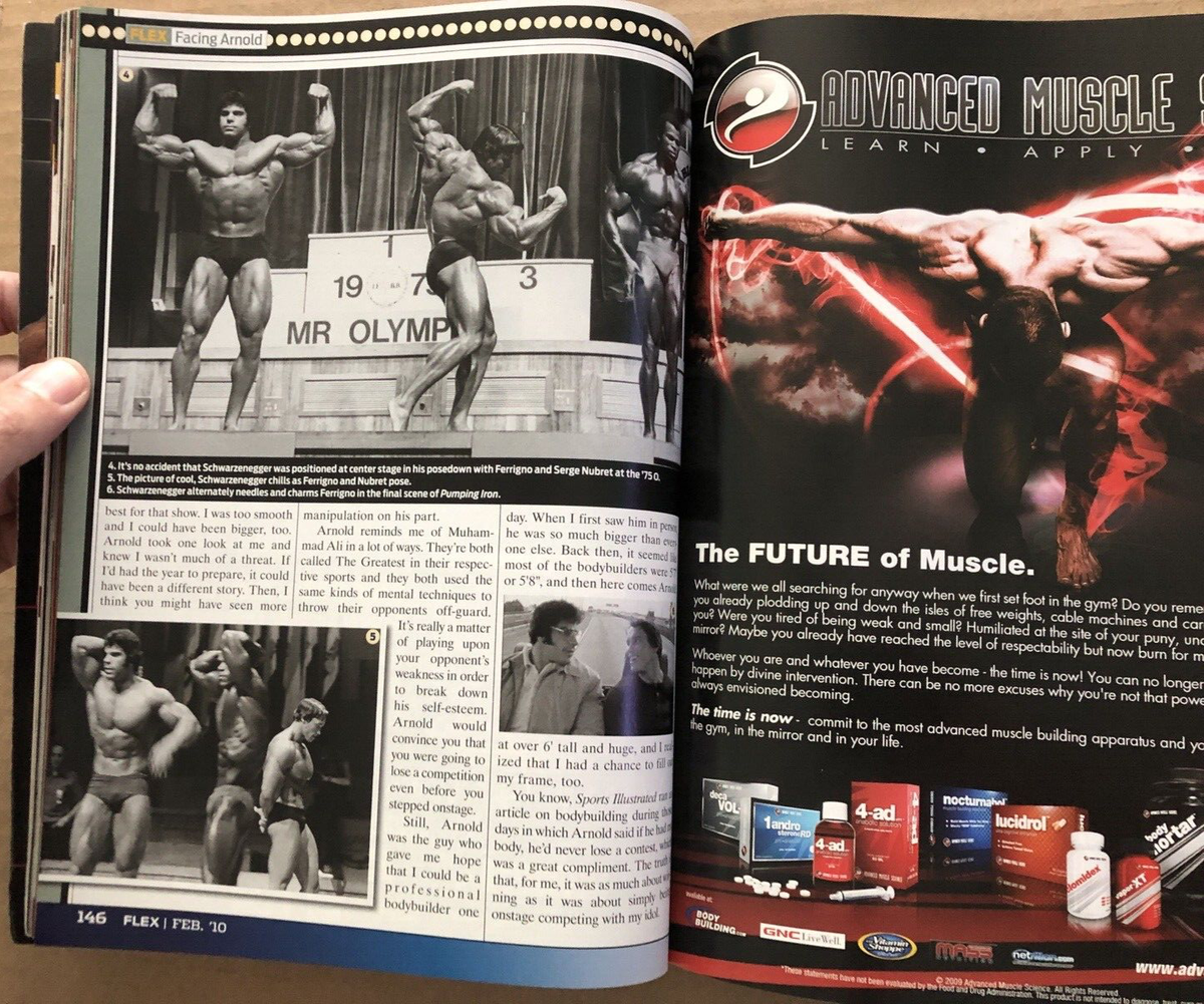 Vintage FLEX Magazine February 2010 Arnold Schwarzenegger | eBay