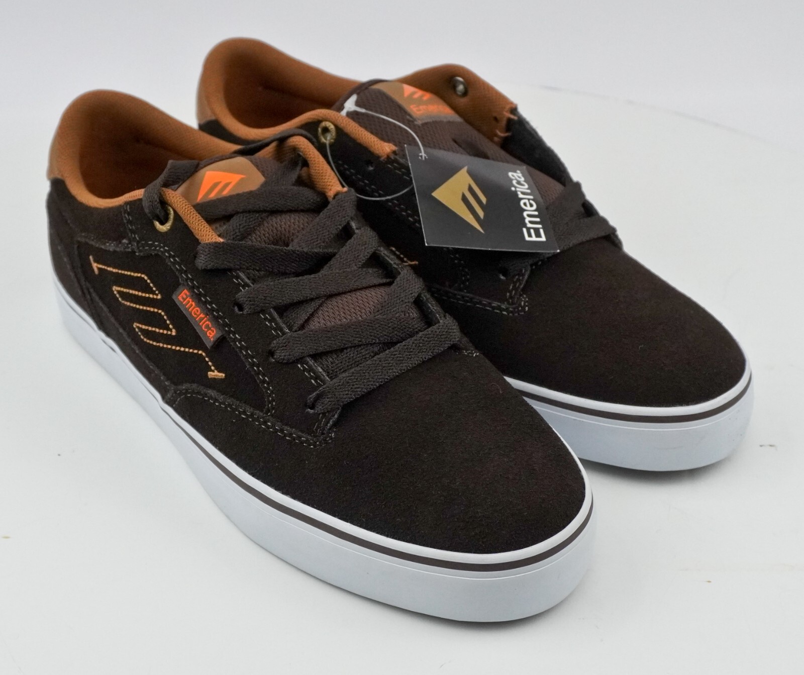 Vintage Emerica THE JINX 2 Skate Skateboard BMX Shoes, Mens US 8 Brown NOS NEW image 8