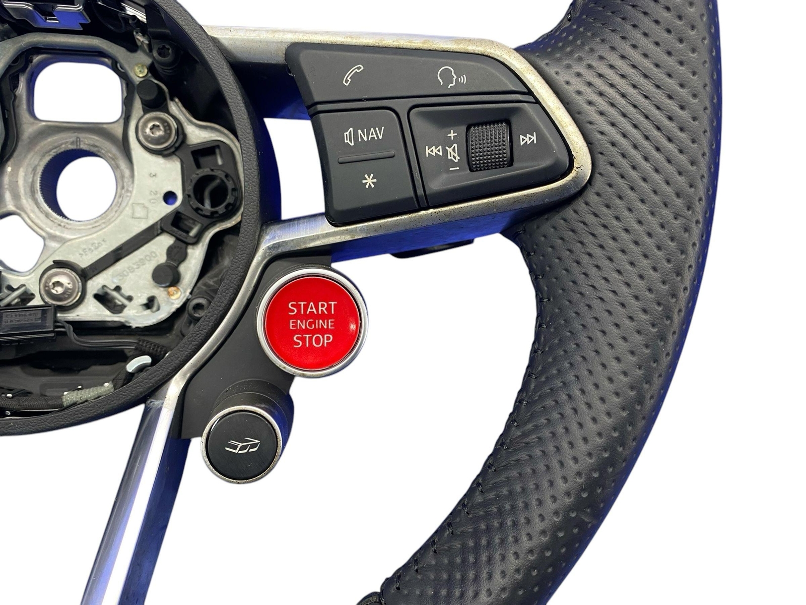 2021 AUDI R8 FRONT LEFT DRIVER PERFORMACE STEERING WHEEL *MISSING PADDLE SHIFTER