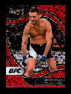 2021 SELECT UFC OCTAGONSIDE RED DISCO PRIZM #282 NATE DIAZ 190/199