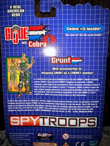 G.I. Joe vs Cobra Spy Troops Grunt & Destro Actionfiguren 2003 Hasbro - Bild 5 von 5